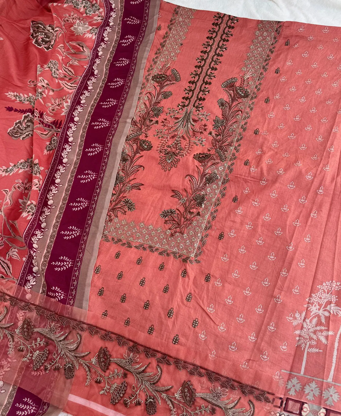 Jihan Chevron 3374 K To N Cotton Dupatta Pakistani Pakistani Suits Orders In India